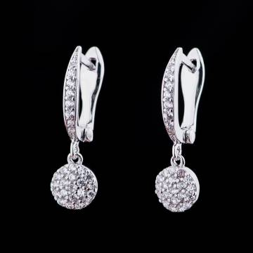Серебряные серьги (фианиты) 121925 Серебряные серьги (фианиты) 121925