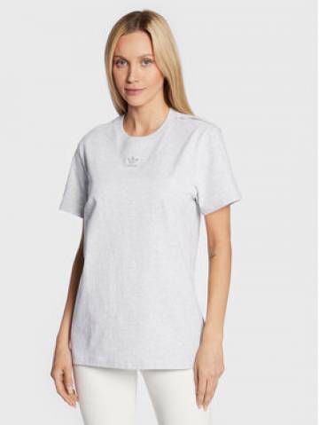 adidas Футболка Loungewear HL9133 Сірий Loose Fit adidas Футболка Loungewear HL9133 Сірий Loose Fit