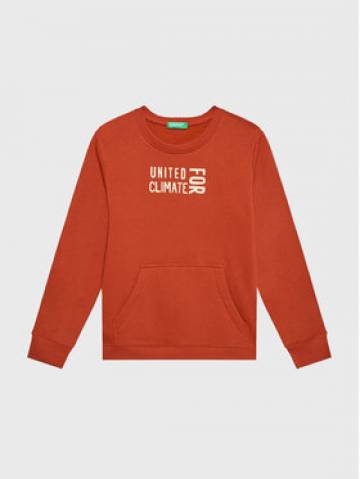 United Colors Of Benetton Світшот 3JLXC107O Червоний Regular Fit United Colors Of Benetton Світшот 3JLXC107O Червоний Regular Fit