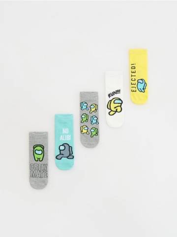 Reserved - BOYS` SOCKS MULTI - блідо-зелений - 770DV-07X Reserved - BOYS` SOCKS MULTI - блідо-зелений - 770DV-07X