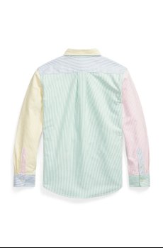 Детская хлопковая рубашка Polo Ralph Lauren