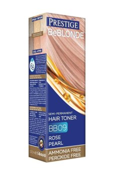 Безаммиачный оттеночный бальзам для волос Vips Prestige BeBlond Semi-Permanent Hair Toner BB09 Rose Pearl, 100 мл