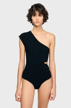 Женское черное боди Черный M Sandro SFPBD00034_Black