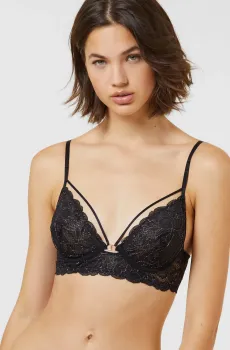 Женский черный бюстгальтер с мягкой чашкой ENVOUTANTE Черный 80B Etam 6537023