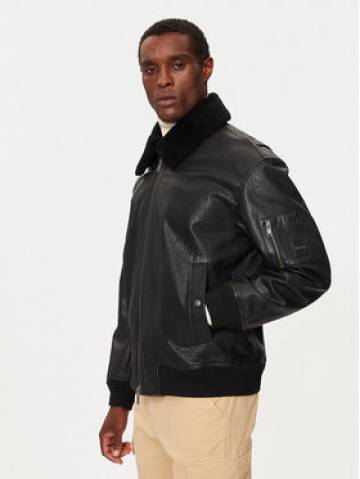 Boss Шкіряна куртка Jobark 50522930 Чорний Regular Fit Boss Шкіряна куртка Jobark 50522930 Чорний Regular Fit