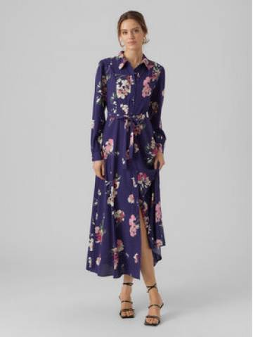 Vero Moda Сукня-сорочка 10294989 Cиній Regular Fit Vero Moda Сукня-сорочка 10294989 Cиній Regular Fit