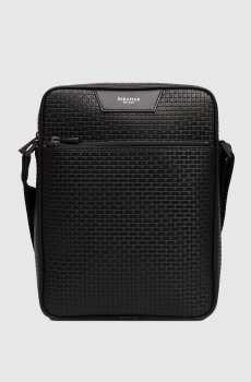 Черная кожаная сумка North South