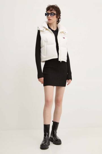 Платье Tommy Jeans цвет чёрный mini облегающее DW0DW18734 Платье Tommy Jeans цвет чёрный mini облегающее DW0DW18734