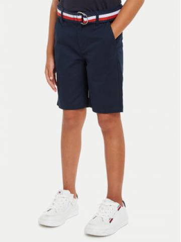 Tommy Hilfiger Шорти з тканини KB0KB08845 Cиній Regular Fit