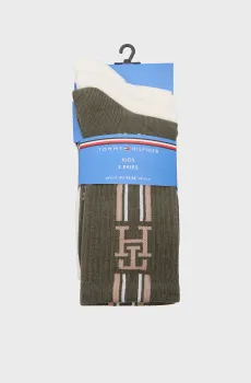 Женские шерстяные носки (3 пары) STRIPE Разноцветный 35-38 Tommy Hilfiger 701236331