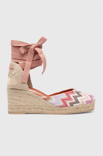 Эспадрильи Missoni Eva 86 цвет розовый на платформе M25_002 Эспадрильи Missoni Eva 86 цвет розовый на платформе M25_002