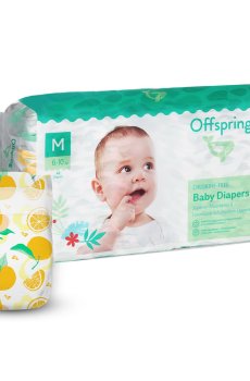 Подгузники Offspring Tangy Orange, размер M (6-10 кг), 42 шт