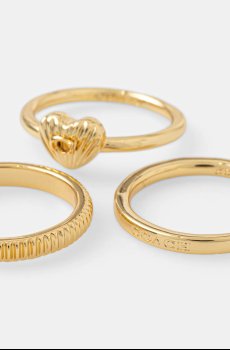 Кольцо Coach 3 шт