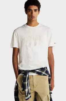 Мужская белая футболка TJM REG VINTAGE Белый XL Tommy Jeans DM0DM20356