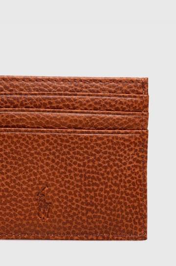 Кошелек Polo Ralph Lauren цвет коричневый Кошелек Polo Ralph Lauren цвет коричневый