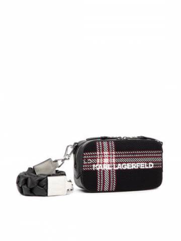 KARL LAGERFELD Змінний ремінь для сумки 221W3903 Чорний KARL LAGERFELD Змінний ремінь для сумки 221W3903 Чорний