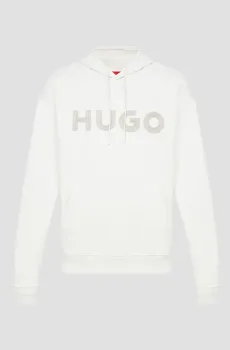 Мужское белое худи Белый S HUGO 50509975;121