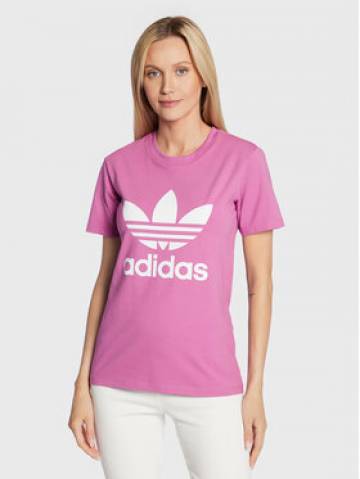 adidas Футболка adicolor Classics Trefoil HK9640 Рожевий Regular Fit adidas Футболка adicolor Classics Trefoil HK9640 Рожевий Regular Fit