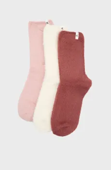 Женские носки (3 пары) COSY Разноцветный ONESIZE Calvin Klein 701244147