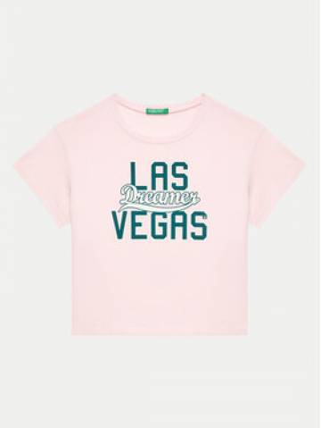 United Colors Of Benetton Футболка 3096C10LG Рожевий Regular Fit United Colors Of Benetton Футболка 3096C10LG Рожевий Regular Fit