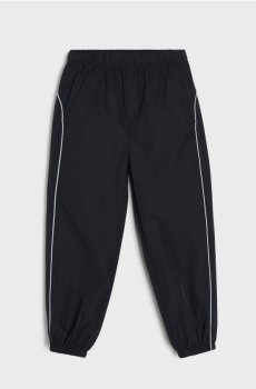 Трекінгові штани зі світловідбивними елементами та водовідштовхувальним покриттям Active - чорний