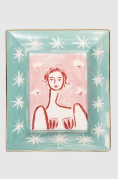 Фарфоровая тарелка для закусок Women's