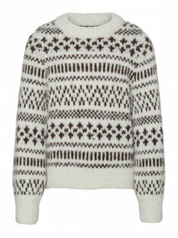 Vero Moda Girl Светр Kaira 10271981 Бежевий Regular Fit Vero Moda Girl Светр Kaira 10271981 Бежевий Regular Fit