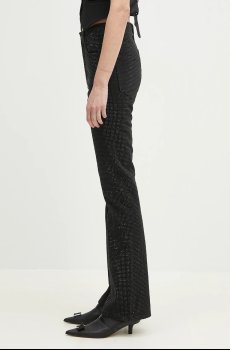 Джинсы Fiorucci Rhinestone Flared