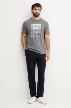 Хлопковая футболка BOSS Orange Te_brokenice