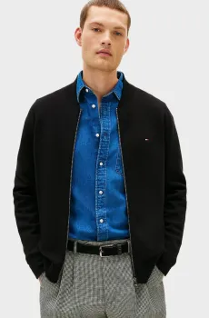 Мужской черный кардиган MILANO Черный XL Tommy Hilfiger MW0MW41650