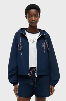 Женская темно-синяя ветровка NYLON CO-ORD Синий L Tommy Hilfiger WW0WW49852