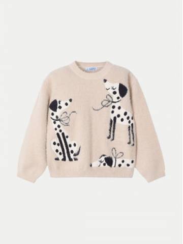 Mayoral Светр 4356 Бежевий Regular Fit Mayoral Светр 4356 Бежевий Regular Fit