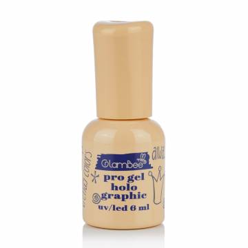 Гель-лак для ногтей GlamBee ProGel Holographic 163, 6 мл Гель-лак для ногтей GlamBee ProGel Holographic 163, 6 мл