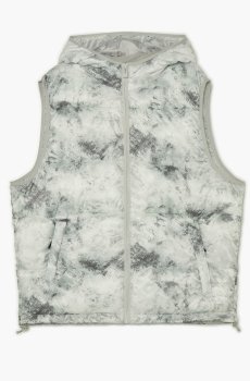 Cropp - Стеганий жилет з капюшоном - light grey