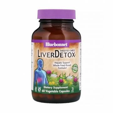 Детоксикация печени Bluebonnet Nutrition Targeted Choice Liver Detox, 60 вегетарианских капсул Детоксикация печени Bluebonnet Nutrition Targeted Choice Liver Detox, 60 вегетарианских капсул