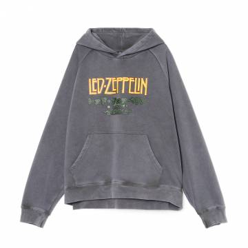 Cropp - Світшот з вареним ефектом Led Zeppelin - темно-сірий Cropp - Світшот з вареним ефектом Led Zeppelin - темно-сірий