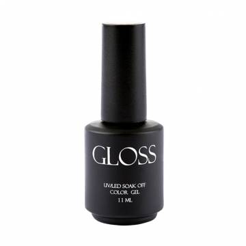 Уценка! Гель-лак для ногтей Gloss UV/LED Soak Off Color Gel 407, 11 мл Уценка! Гель-лак для ногтей Gloss UV/LED Soak Off Color Gel 407, 11 мл
