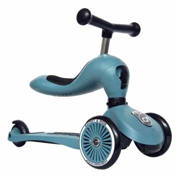 Самокат-біговел Scoot&Ride Highwaykick сіро-синій (SR-160629-STEEL) Самокат-біговел Scoot&Ride Highwaykick сіро-синій (SR-160629-STEEL)