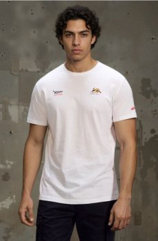 Бавовняна футболка з коротким рукавом - білий