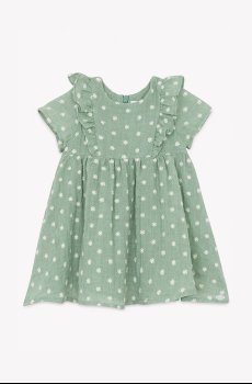 Детское платье с примесью льна Tartine et Chocolat