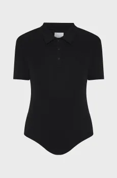 Женское черное боди Черный M Guess V6RP00.KD772;JBLK