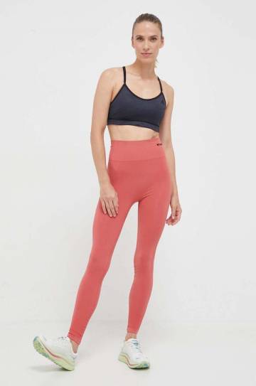 Тренировочные леггинсы Hummel Tif цвет красный однотонные