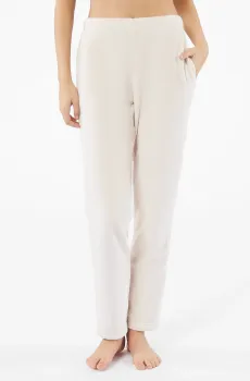 Женские бежевые брюки MIMI Бежевый M Etam 6537149