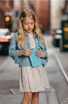 Силіконова сумка - light blue