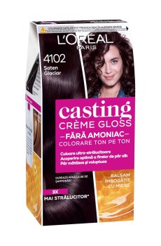 Уценка! Безаммиачная краска для волос LOreal Paris Casting Creme Gloss 4102 Холодный каштан, 180 мл