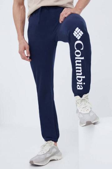 Спортивные штаны Columbia цвет синий с принтом Спортивные штаны Columbia цвет синий с принтом