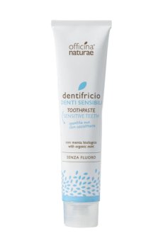 Натуральная гелевая зубная паста Officina Naturae Mint Gel Toothpaste для чувствительных зубов, алюминиевая упаковка, 75 мл
