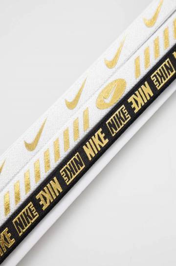 Повязки на голову Nike 3 шт цвет белый Повязки на голову Nike 3 шт цвет белый