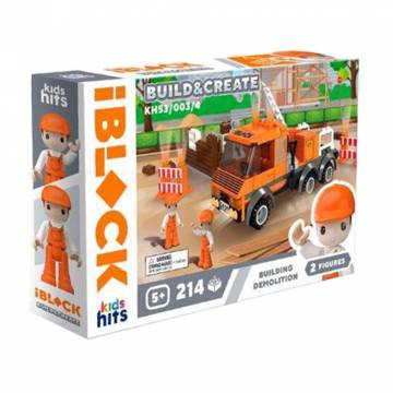 Детский конструктор iBlock Junior Build & Create Демонтаж здания, 214 элементов, от 5 лет, 32*5*21.5 см (KH53/003/4) Детский конструктор iBlock Junior Build & Create Демонтаж здания, 214 элементов, от 5 лет, 32*5*21.5 см (KH53/003/4)