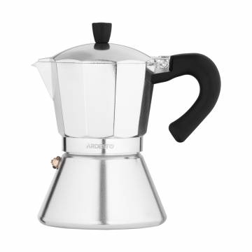Гейзерная кофеварка Ardesto Gemini Cremona алюминий, 9 чашек (AR0809AG)
